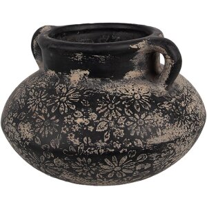 Clayre & Eef 6CE1710 Decoration Flower Pot Grey...