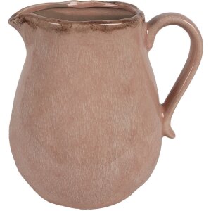 Clayre & Eef 6CE1712P Decoration Jug Pink 21x16x20 cm