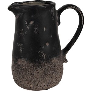 Clayre & Eef 6CE1718M Decoration jug black 16x12x18 cm