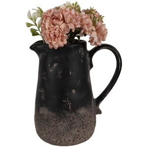 Clayre & Eef 6CE1718M Decoration jug black 16x12x18 cm