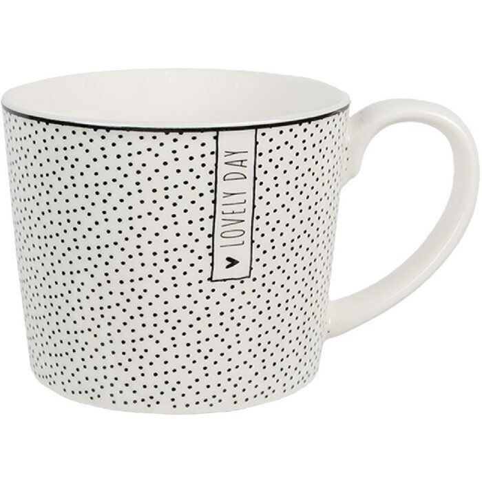 Clayre & Eef 6CEMU0143 Mug Lovely Day 12x8x7 cm 275 ml