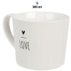 Clayre & Eef 6CEMU0147 Mug LOVE white 275 ml