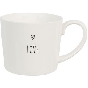 Clayre & Eef 6CEMU0148 Mug white 12x8x7 cm 275 ml...