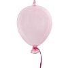 Clayre & Eef 6GL4436 Hanging Decoration Balloon Pink Ø 7x14 cm