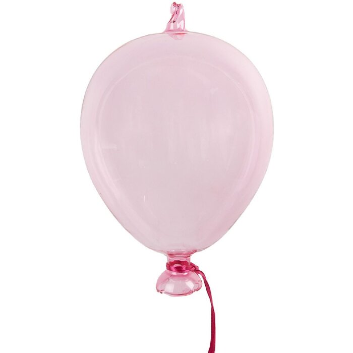 Clayre & Eef 6GL4442 Decoration Hanger Balloon Pink Ø 14x21 cm