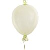 Clayre & Eef 6GL4443 Decorative Hanging Balloon Glass Green Ø14x21cm