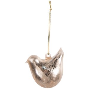 Clayre & Eef 6GL4454 Hanging Decoration Bird Gold...