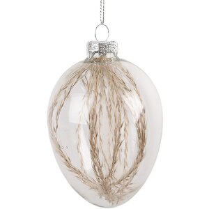 Clayre & Eef 6GL4460 Decorative Hanging Egg 7x10 cm...