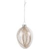 Clayre & Eef 6GL4460 Decorative Hanging Egg 7x10 cm Easter Egg Ornament