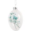 Clayre & Eef 6GL4464 Easter egg pendant glass Ø 5x8 cm