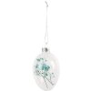 Clayre & Eef 6GL4464 Easter egg pendant glass Ø 5x8 cm