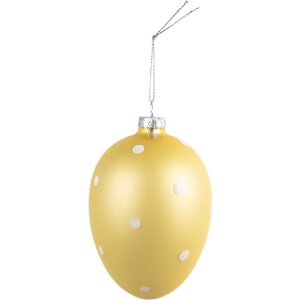 Clayre & Eef 6GL4467 Decorative egg yellow Ø...