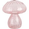 Clayre & Eef 6GL4474 Decorative Mushroom Pink Ø 13x15 cm