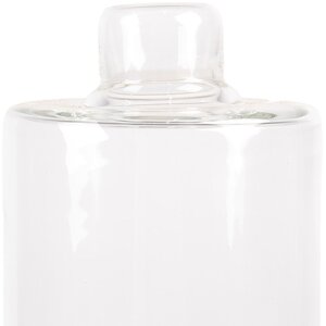 Clayre & Eef 6GL4482 Glass bell jar with wooden base...