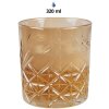 Clayre & Eef 6GL4885 Amber drinking glass 8x9 cm 320 ml