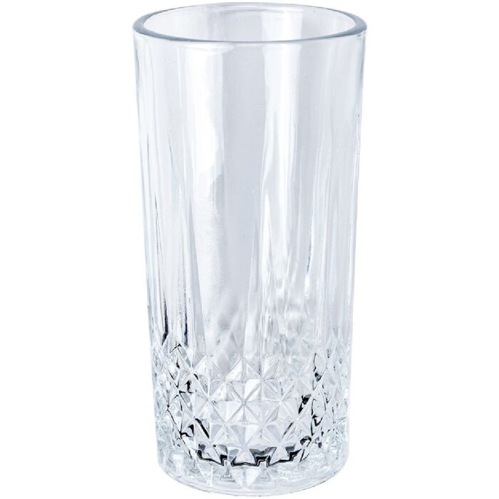 Clayre & Eef 6GL4887 Drinking glass crystal pattern Ø 7x15 cm 320 ml