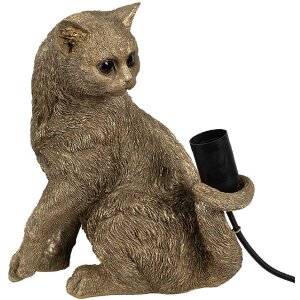 Clayre & Eef 6LMP789 Table lamp cat 27x21x31 cm...