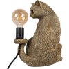 Clayre & Eef 6LMP789 Table lamp cat 27x21x31 cm E27/max 1x60W