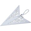 Clayre & Eef 6PA0510M Decoration Star White 45x15x45 cm