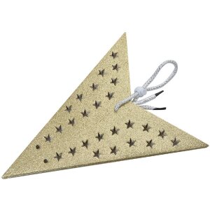 Clayre & Eef 6PA0512L Decoration star gold 60x22x60 cm