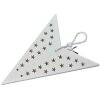 Clayre & Eef 6PA0512LW Decoration star 60x22x60 cm white perforated