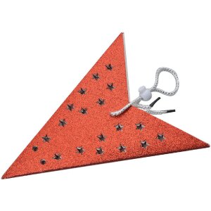 Clayre & Eef 6PA0512MR Decorative star red 45x15x45 cm