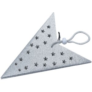 Clayre & Eef 6PA0512MZI Decoration Star Silver...