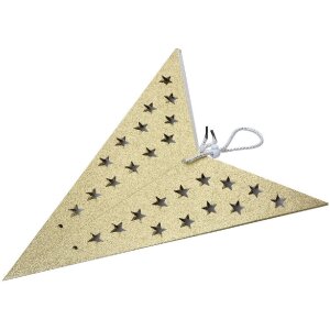 Clayre & Eef 6PA0512XL Decoration Star Gold 90x20x90 cm