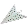 Clayre & Eef 6PA0512XLW Decoration Star White 90x20x90 cm