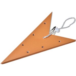 Clayre & Eef 6PA0513M Decoration Star Orange 45x15x45 cm