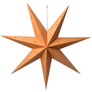 Clayre & Eef 6PA0513XL Decoration Star Orange...