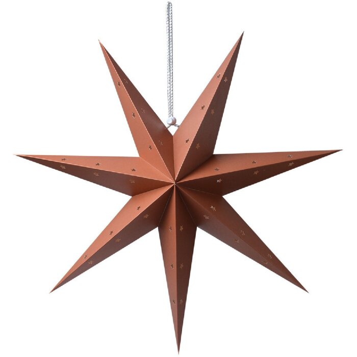 Clayre & Eef 6PA0514L Decoration Star Brown 60x22x60 cm