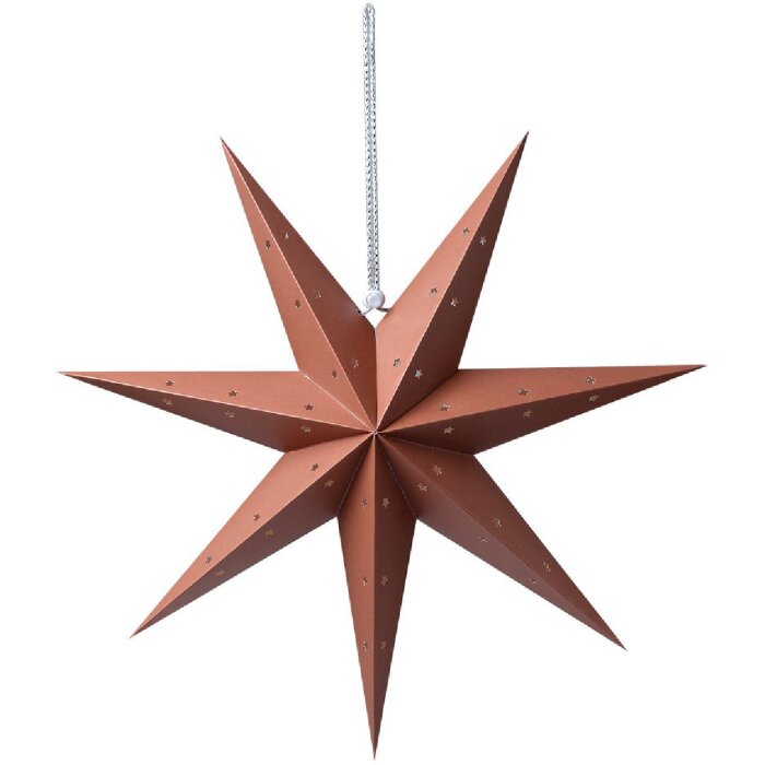 Clayre & Eef 6PA0514M Decoration Star Brown 45x15x45 cm