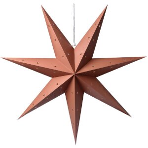 Clayre & Eef 6PA0514XL Decoration star copper...