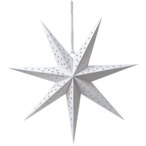 Clayre & Eef 6PA0515L Decoration Star White 60x22x60 cm