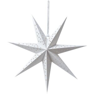 Clayre & Eef 6PA0515M Decoration Star White 45x15x45 cm