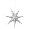 Clayre & Eef 6PA0515S Decoration Star White 30x8x30 cm