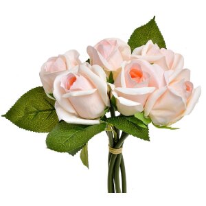 Clayre & Eef 6PL0239 Artificial bouquet with 6 roses...