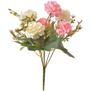 Clayre & Eef 6PL0266 Artificial Flower Pink/White 15x10x30 cm