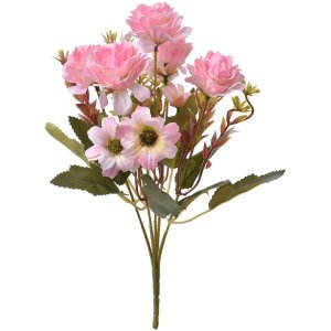 Clayre & Eef 6PL0267 Artificial Flower Pink 15x10x30 cm