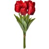 Clayre & Eef 6PL0276 Artificial Flower Tulips 10x10x32 cm Red