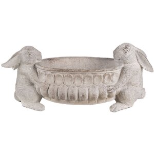 Clayre & Eef 6PR5054 Decoration flower pot rabbit...