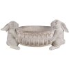 Clayre & Eef 6PR5054 Decoration flower pot rabbit 43x19x19 cm stone look