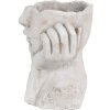 Clayre & Eef 6TE0498L Flower Pot Face 20x17x22 cm Grey