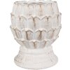 Clayre & Eef 6TE0510M Flower Pot White Ø 15x18 cm