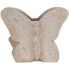 Clayre & Eef 6TE0514 Flower Pot Butterfly Beige 24x10x19 cm