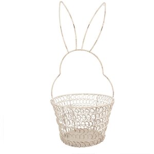 Clayre & Eef 6Y5581M Basket Rabbit White Ø...