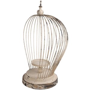 Clayre & Eef 6Y5588 Lantern Beige Iron 31x24x45 cm...