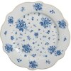 Clayre & Eef BRBDP Small Plate Porcelain White Blue Ø 20x2 cm