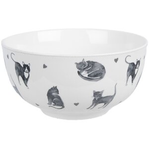 Clayre & Eef CAKYBO Soup Bowl White Grey Ø...